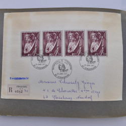 Collection commémoratifs de France 1937-1974 en un album.