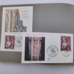 Collection commémoratifs de France 1937-1974 en un album.