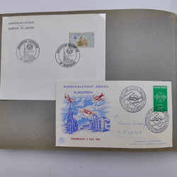 Collection commémoratifs de France 1937-1974 en un album.