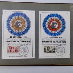 Collection commémoratifs de France 1937-1974 en un album.