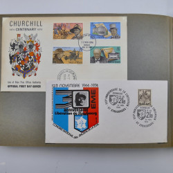 Collection commémoratifs de France 1937-1974 en un album.