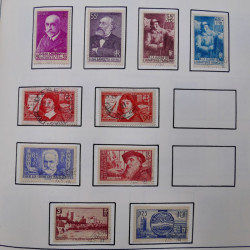 Collection timbres du monde classique neufs et oblitérés en un album.