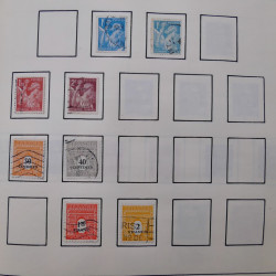 Collection timbres du monde classique neufs et oblitérés en un album.