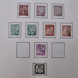 Collection timbres du monde classique neufs et oblitérés en un album.