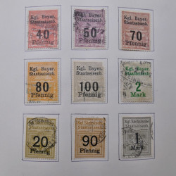 Collection timbres du monde classique neufs et oblitérés en un album.