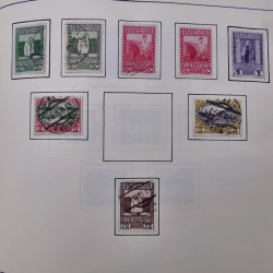 Collection timbres du monde classique neufs et oblitérés en un album.