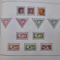 Collection timbres du monde classique neufs et oblitérés en un album.