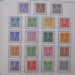 Collection timbres du monde classique neufs et oblitérés en un album.