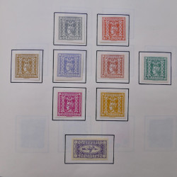 Collection timbres du monde classique neufs et oblitérés en un album.