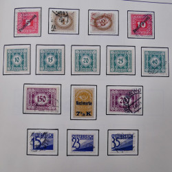 Collection timbres du monde classique neufs et oblitérés en un album.