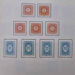 Collection timbres du monde classique neufs et oblitérés en un album.