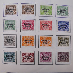 Collection timbres du monde classique neufs et oblitérés en un album.