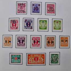 Collection timbres du monde classique neufs et oblitérés en un album.