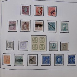 Collection timbres du monde classique neufs et oblitérés en un album.