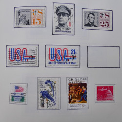 Collection timbres du monde classique neufs et oblitérés en un album.