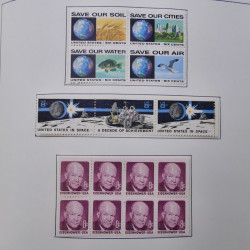 Collection timbres du monde classique neufs et oblitérés en un album.
