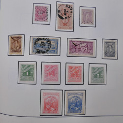 Collection timbres du monde classique neufs et oblitérés en un album.