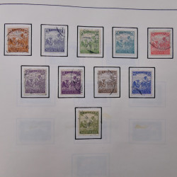 Collection timbres du monde classique neufs et oblitérés en un album.