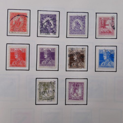 Collection timbres du monde classique neufs et oblitérés en un album.