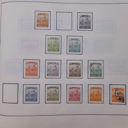 Collection timbres du monde classique neufs et oblitérés en un album.