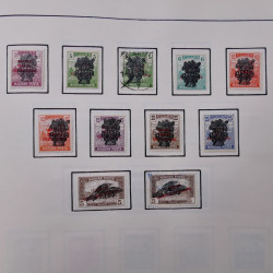 Collection timbres du monde classique neufs et oblitérés en un album.