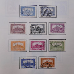 Collection timbres du monde classique neufs et oblitérés en un album.