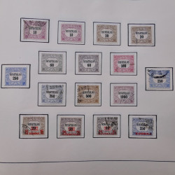 Collection timbres du monde classique neufs et oblitérés en un album.