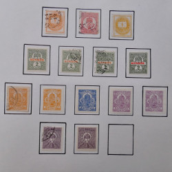 Collection timbres du monde classique neufs et oblitérés en un album.