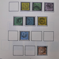 Collection timbres d'Allemagne neufs et oblitérés en un album.
