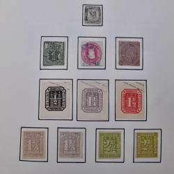 Collection timbres d'Allemagne neufs et oblitérés en un album.