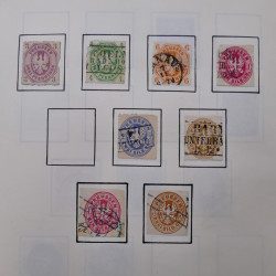 Collection timbres d'Allemagne neufs et oblitérés en un album.