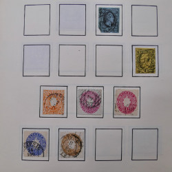 Collection timbres d'Allemagne neufs et oblitérés en un album.