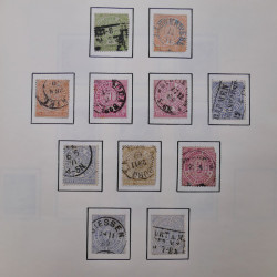 Collection timbres d'Allemagne neufs et oblitérés en un album.