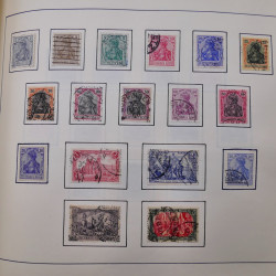 Collection timbres d'Allemagne neufs et oblitérés en un album.