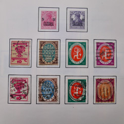 Collection timbres d'Allemagne neufs et oblitérés en un album.