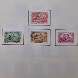 Collection timbres d'Allemagne neufs et oblitérés en un album.