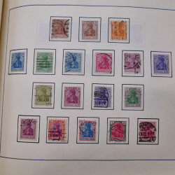 Collection timbres d'Allemagne neufs et oblitérés en un album.