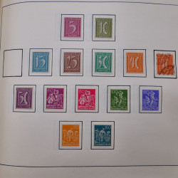 Collection timbres d'Allemagne neufs et oblitérés en un album.