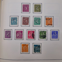 Collection timbres d'Allemagne neufs et oblitérés en un album.