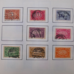 Collection timbres d'Allemagne neufs et oblitérés en un album.