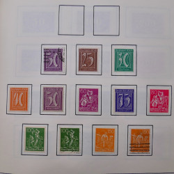 Collection timbres d'Allemagne neufs et oblitérés en un album.