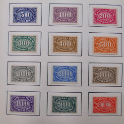 Collection timbres d'Allemagne neufs et oblitérés en un album.