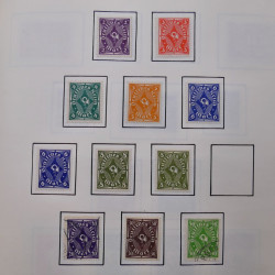 Collection timbres d'Allemagne neufs et oblitérés en un album.