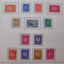 Collection timbres d'Allemagne neufs et oblitérés en un album.