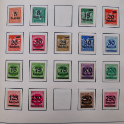 Collection timbres d'Allemagne neufs et oblitérés en un album.