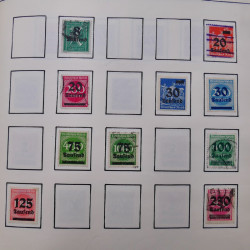 Collection timbres d'Allemagne neufs et oblitérés en un album.
