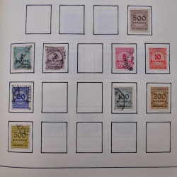 Collection timbres d'Allemagne neufs et oblitérés en un album.