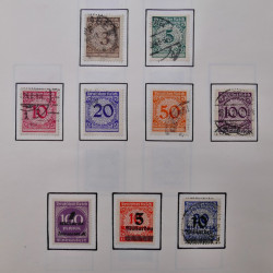 Collection timbres d'Allemagne neufs et oblitérés en un album.
