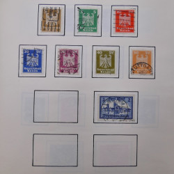 Collection timbres d'Allemagne neufs et oblitérés en un album.