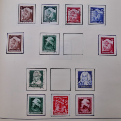 Collection timbres d'Allemagne neufs et oblitérés en un album.